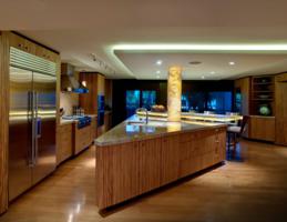 Designer Richard C. Carpenter awarded SRQ Best Kitchen of Year - Boca Grande LumaPex Column & Elevated Counter Outerbridge Construction